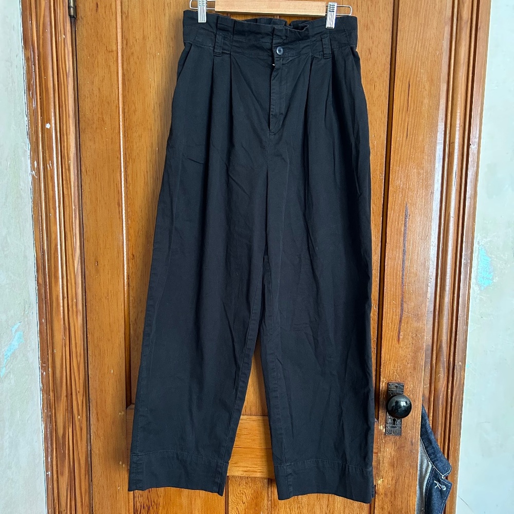 Black Everlane Trousers